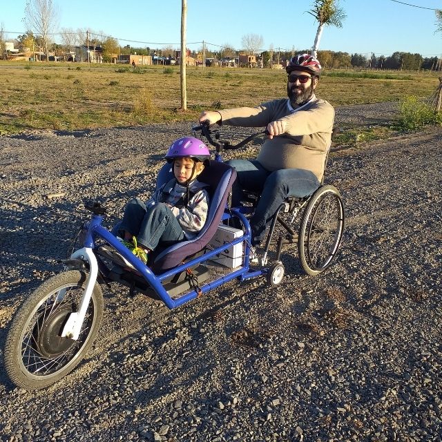 silla de rueda electrica para padres cochecito bebe bicicleta cargo para personas con discapacidad