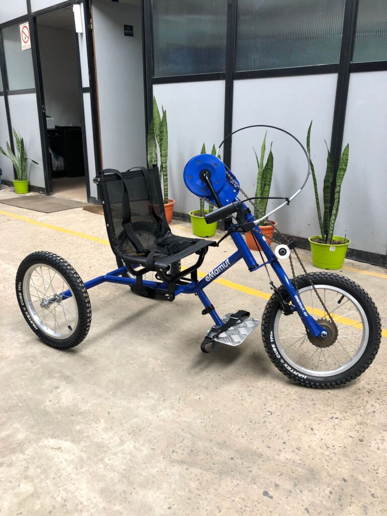 handbike eléctrica batería de litio silla de ruedas